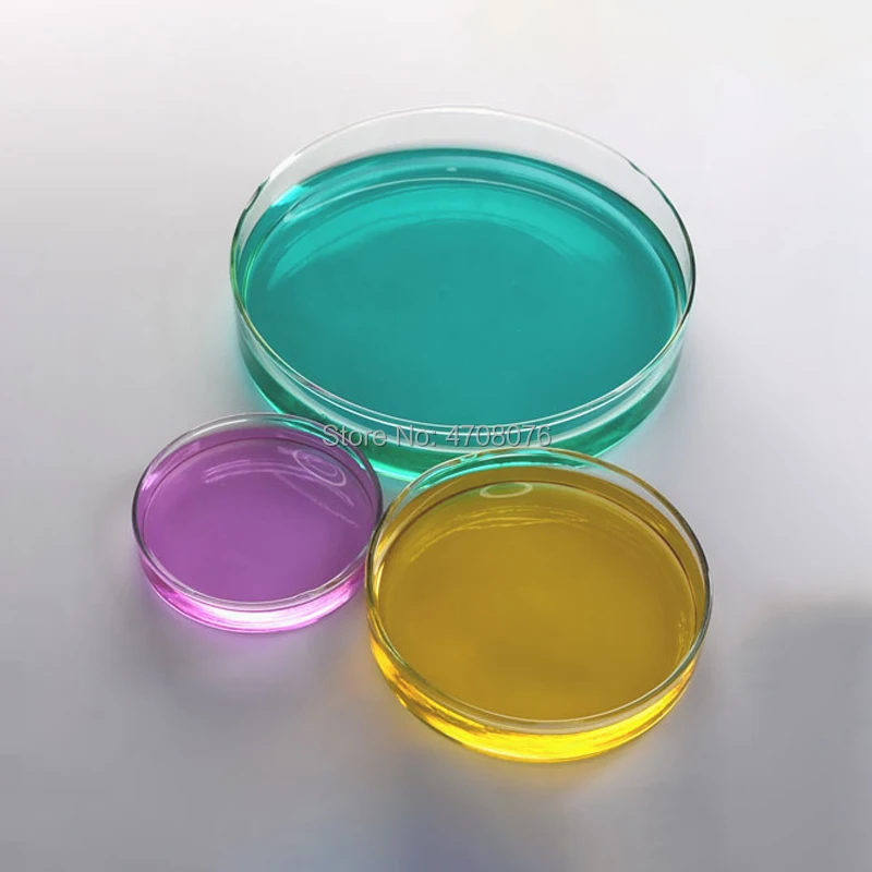 60mm 3sets/pack Borosilicate Petri dishes with cover Glass For Chemistry Laboratory Bacterial Yeast