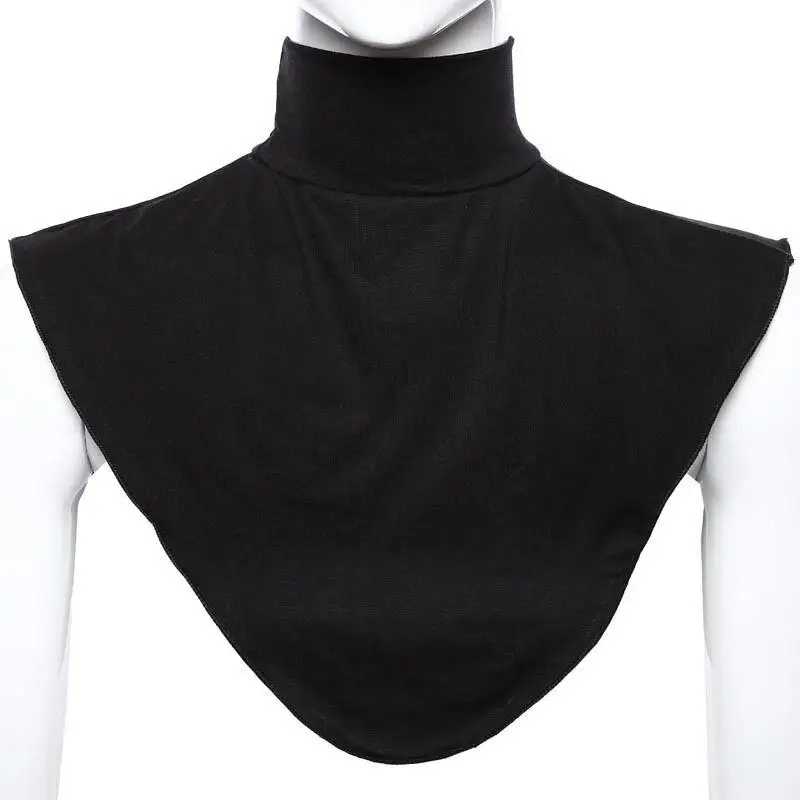 Hijab islámico musulmán para mujer, extensiones de cuello, pecho y espalda, cubierta Modal debajo de la bufanda suave, ropa para el cuello, chal, ropa del mundo