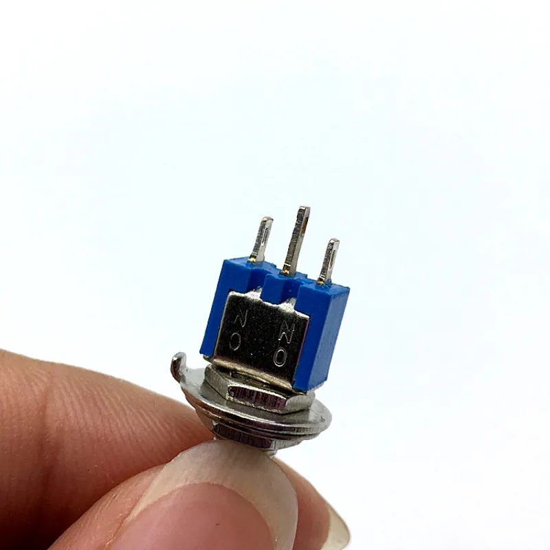 5pcs Mini Locking Toggle Switch SPDT 3 Pin ON ON Rocker Switch 3A 125VAC DPDT 6Pin 2 Position