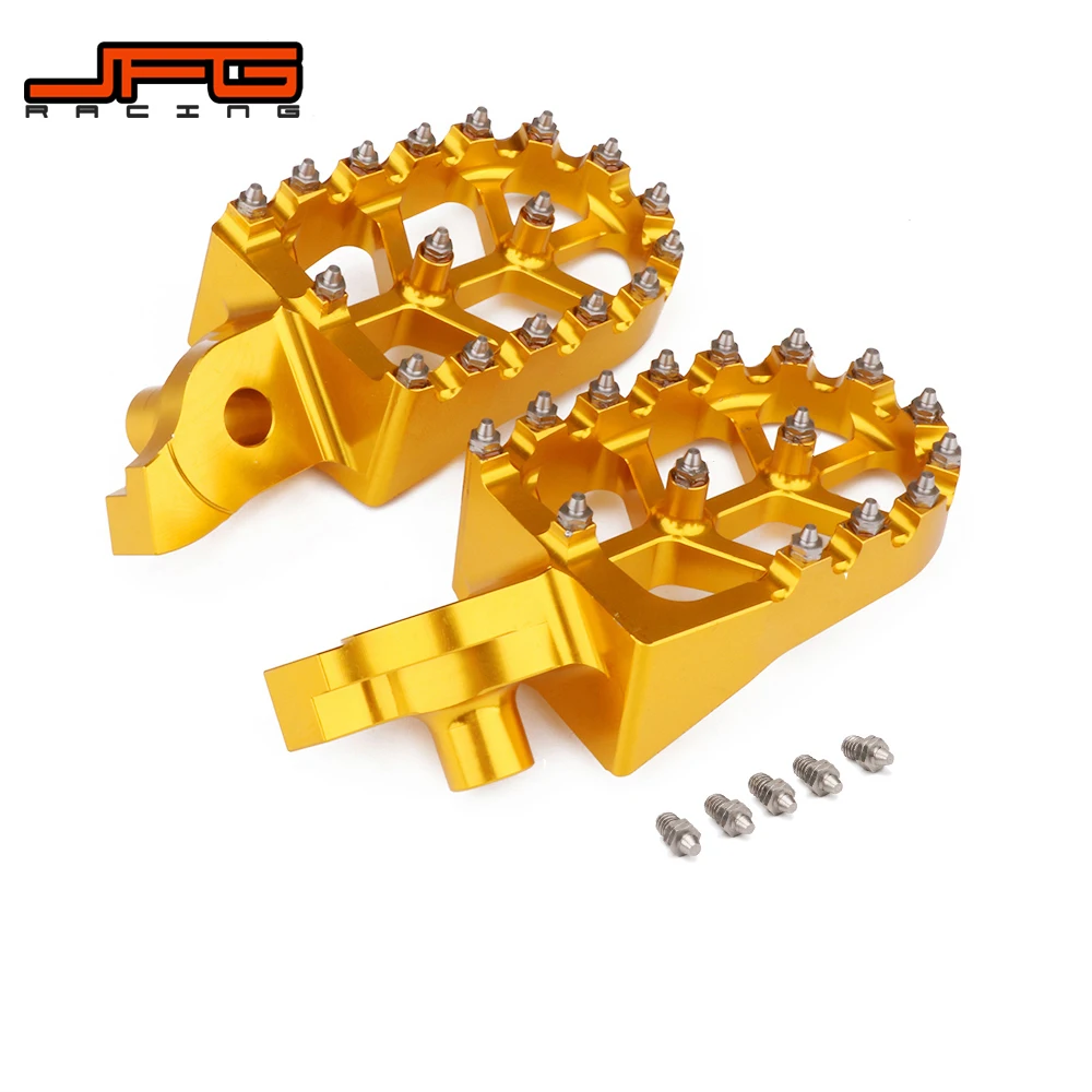 Motorcycle CNC Billet MX Foot Pegs Pedals Rests Footpegs For SUZUKI RMZ250 RMZ 250 2007 2008 2009 RMZ450 RMZ 450 2005 2006 2007 