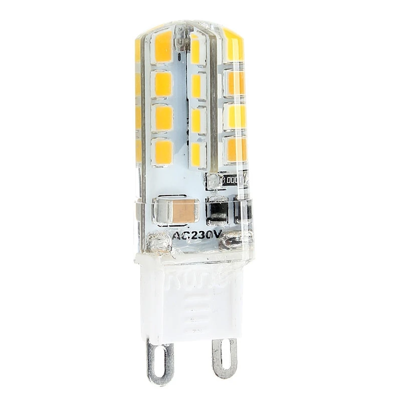 1pc G9 4W 2835SMD 32LED Light Silicone Bulb Lamp Energy Saving Light Bulb Lamp Cool White AC 230V for lighting
