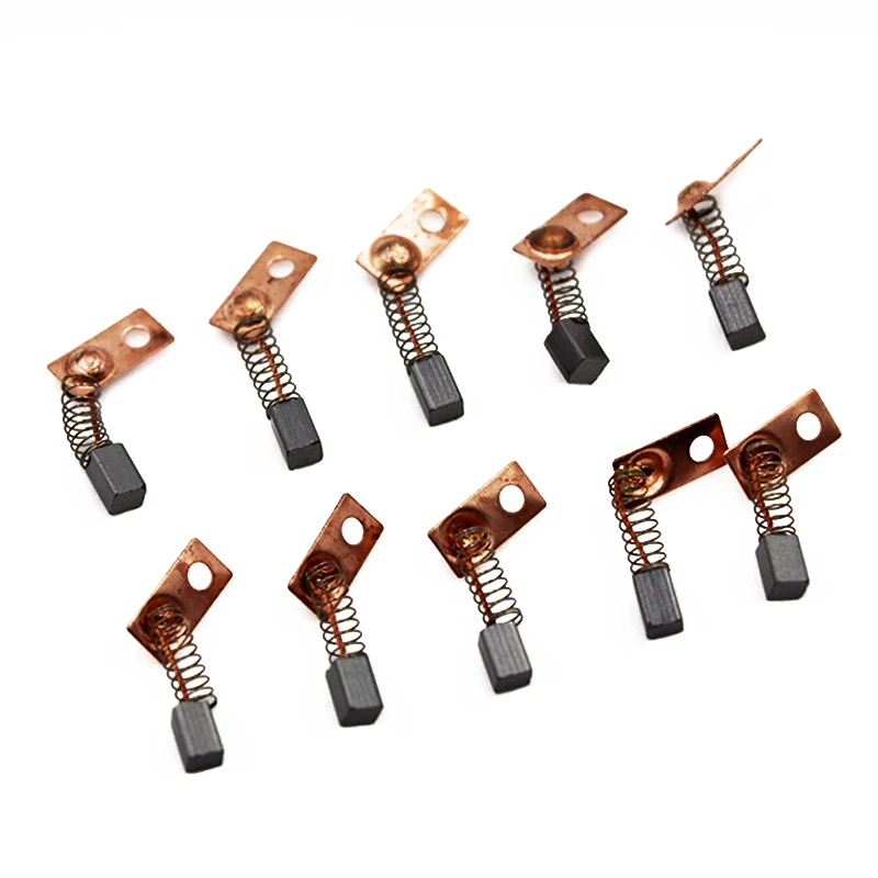 

10pcs Electric Motor Carbon Brushes Replace For Series Dental Grinding Machine Micromotor Handpiece Dental Materials