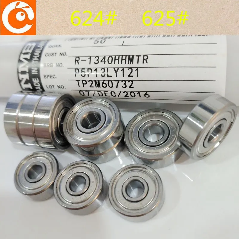 Original imported wire cutting accessories guide wheel bearing nmb r - 1340h r - 1650h 624 / 625 bearing