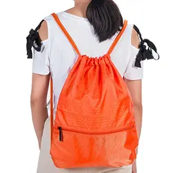 2019 Hot Man Women poliester String sznurkiem plecak worek na plecy torba Tote na siłownię School Sport Bag w nowym stylu