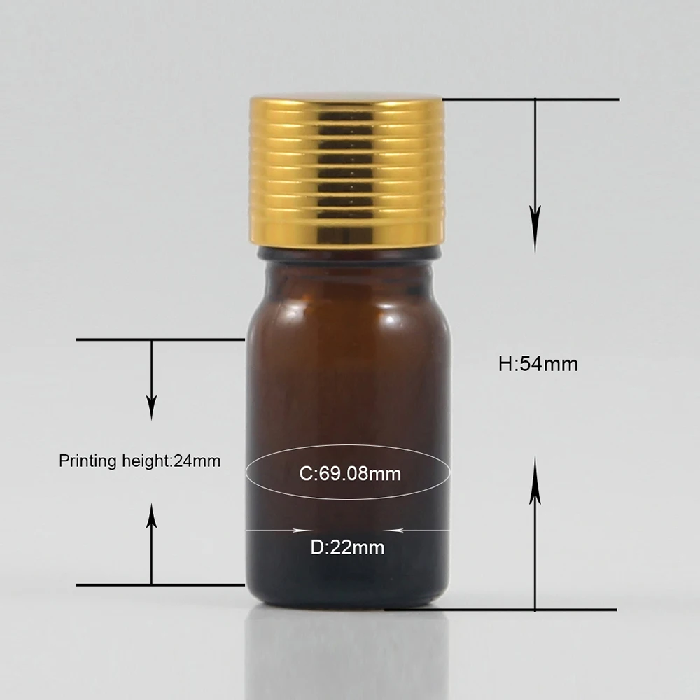 High quality 5ml skull shape glass dropper bottle for e-juice, amber glass bottle with gold lids