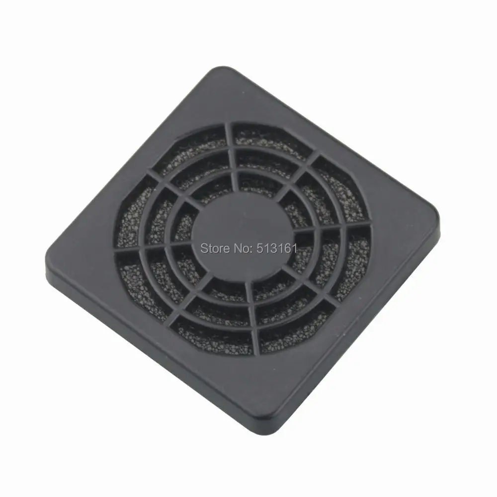 20 шт./лот Gdstime 5 см 50 мм Пылезащитная крышка шасси пылезащитный чехол PC чехол Вентилятор Кулер Черный Пылезащитный фильтр сетевой чехол