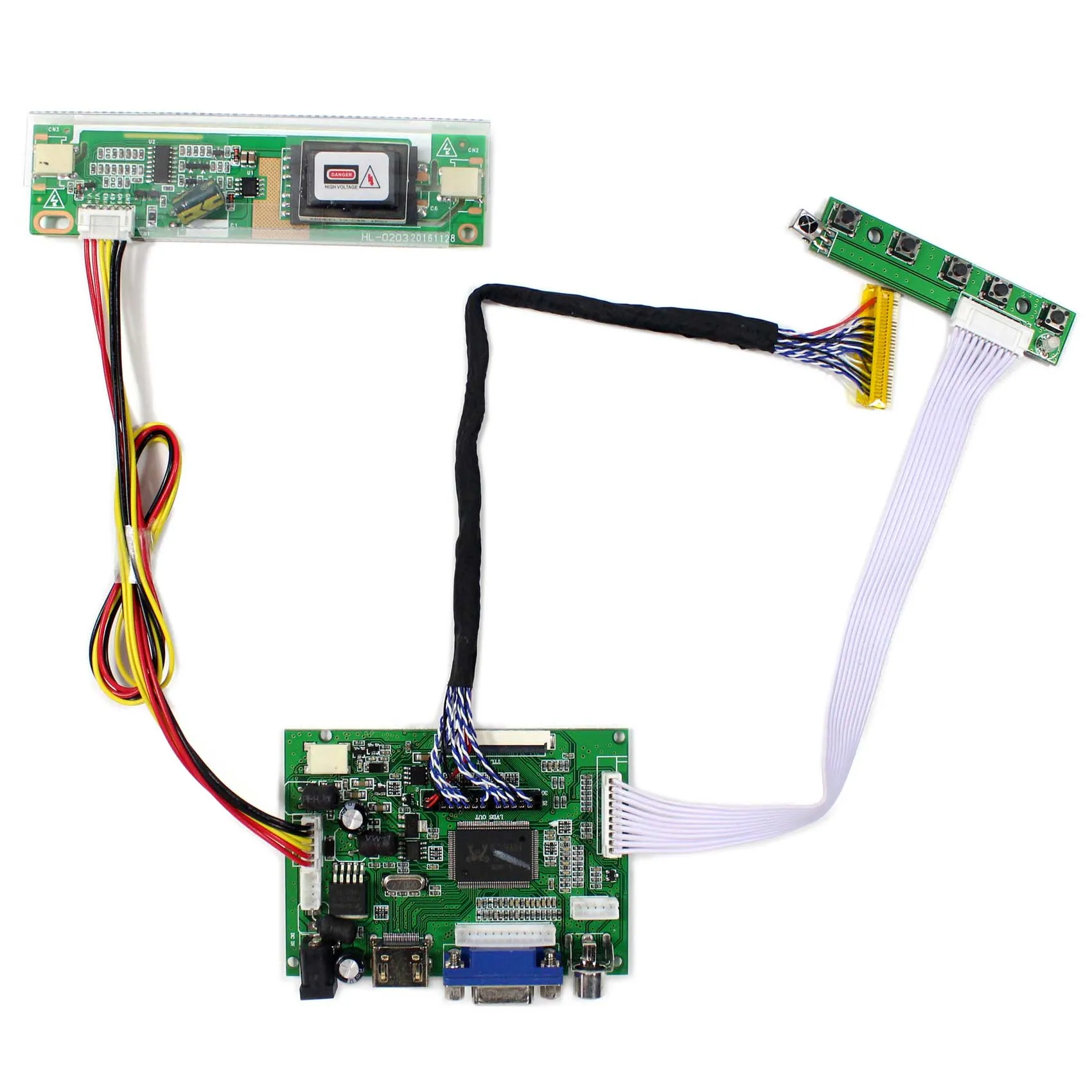 

Fit To 15.4" TX39D30VC1GAA 1280x800 LCD Display HD MI VGA 2AV LCD Driver Board