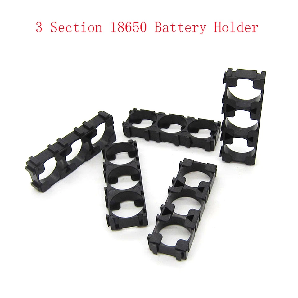 10 Pcs 18650 Battery Holder 18650 Battery Spacer Radiating Holder Bracket Electric Car Bike Toy