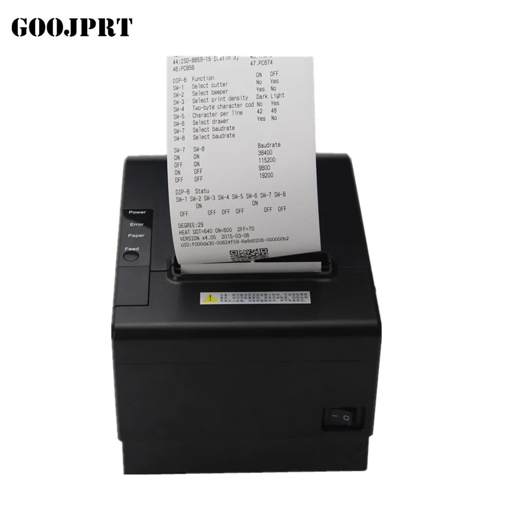 Cheapest Bluetooth Ethernet USB POS 80MM  thermal billing receipt printer with auto cutter andorid and win10