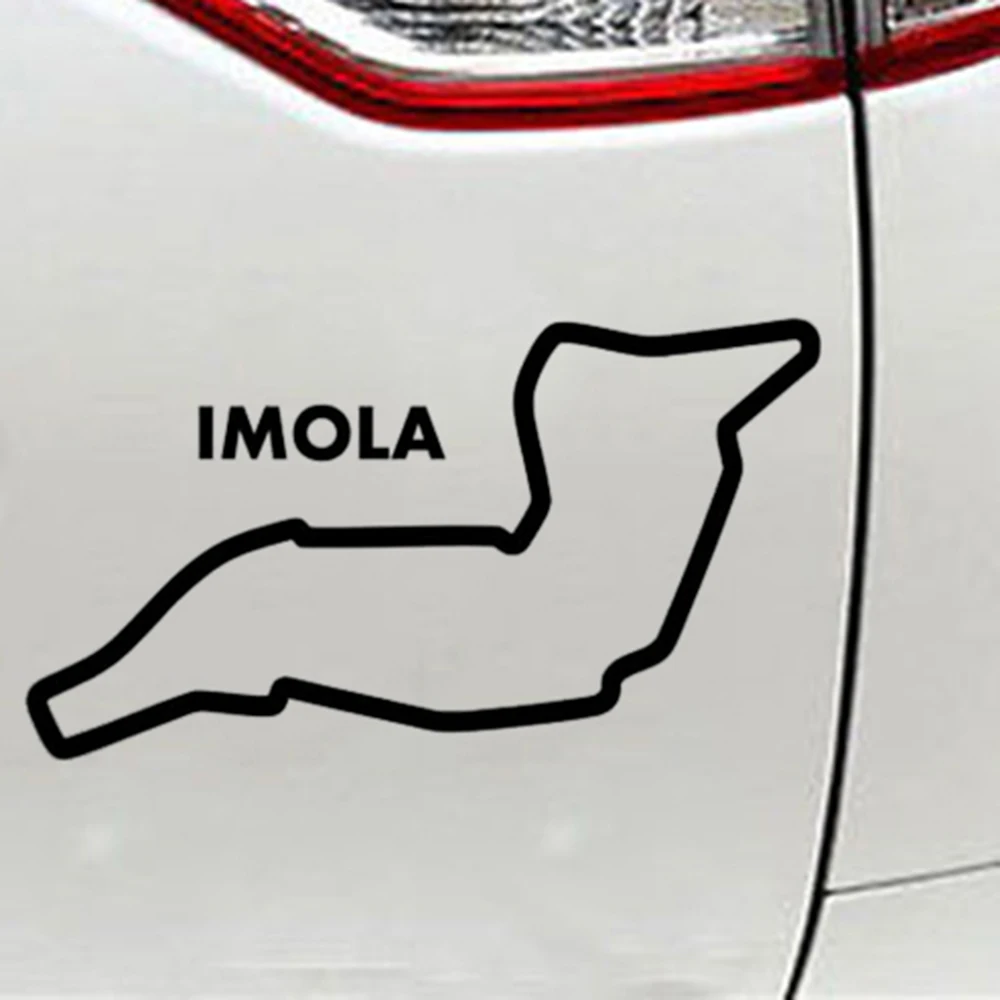 Imola Map Bumper Car Sticker Decal Decoration Personality Pattern Accessories Vinyl Packaging