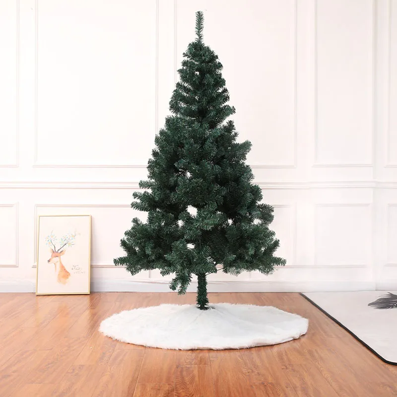 White Plush Christmas Tree Skirts 122cm Xmas Christmas Decorations for Home 2018 Merry Christmas Supplies Decoracao De Natal