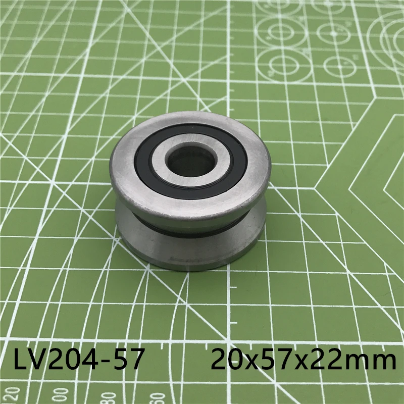 

2023 Time-limited V Groove Guide Roller Bearings Lv204-57 Zz L-57 Rv204/20.57-30 20*57*22 (precision Double Row Balls) Abec-5