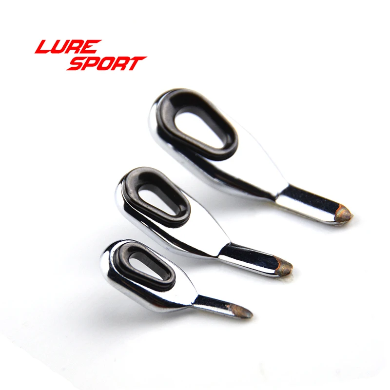 

LureSport 3pcs DB sloped Frame Guide triangle Ring one leg guide Fishing Rod Building component Repair DIY Accessory