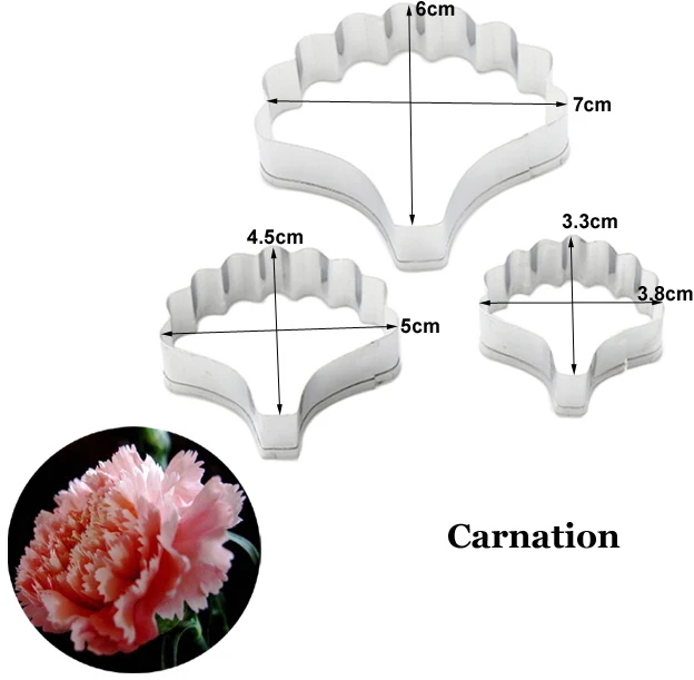 Byjunyeor 29 types Flower Cake Cutter Mold Cake Decorating Tool Flower Petal Clay Sugarcraft Cutter Gum Paste Mold