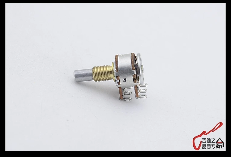 1 Piece MN250K/MN500K Brass Bushing Solid Shaft Dual Blend Balance Potentiometer(POT) With Center Detent  MADE IN KOREA