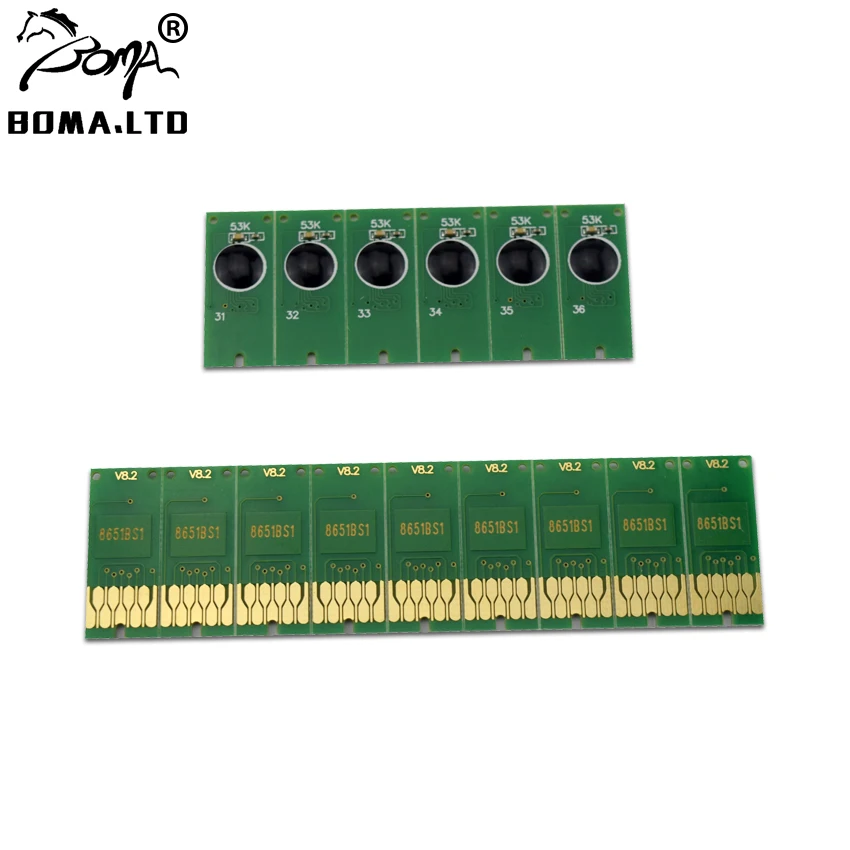 BOMA.LTD Ink Cartridge Chip For EPSON Workforce Pro T8651 T8651XXL Black WorkForce WF- M5690 M5190 M5191 M5193 M5693 Printer