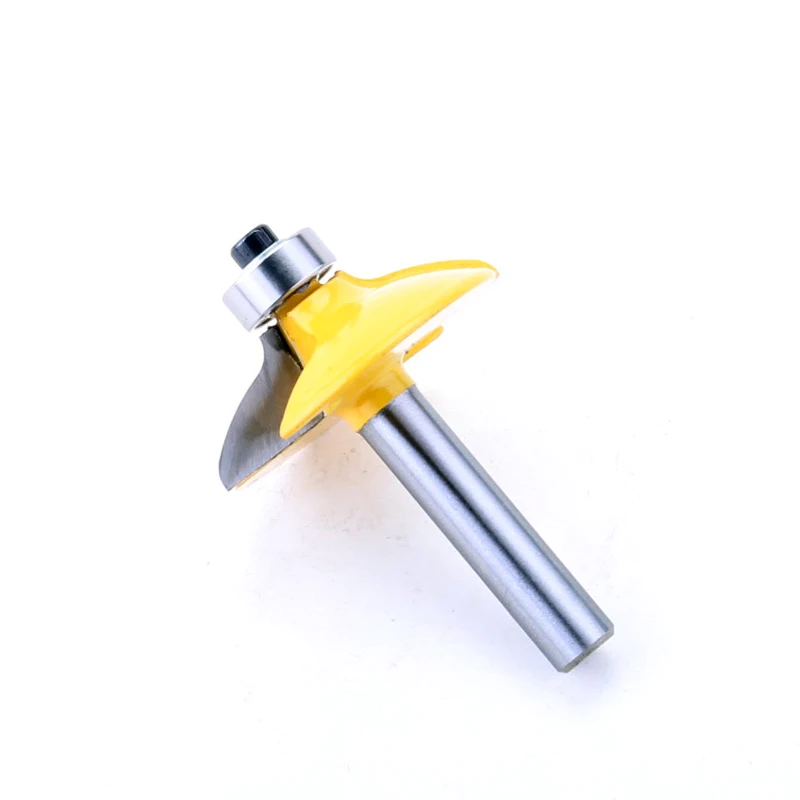 CHWJW 1PC 8mm Shank Ogee Euro Style Door Front Edging Router Bit Trimming Wood Milling Cutter for Woodwork Cutter Power Tools