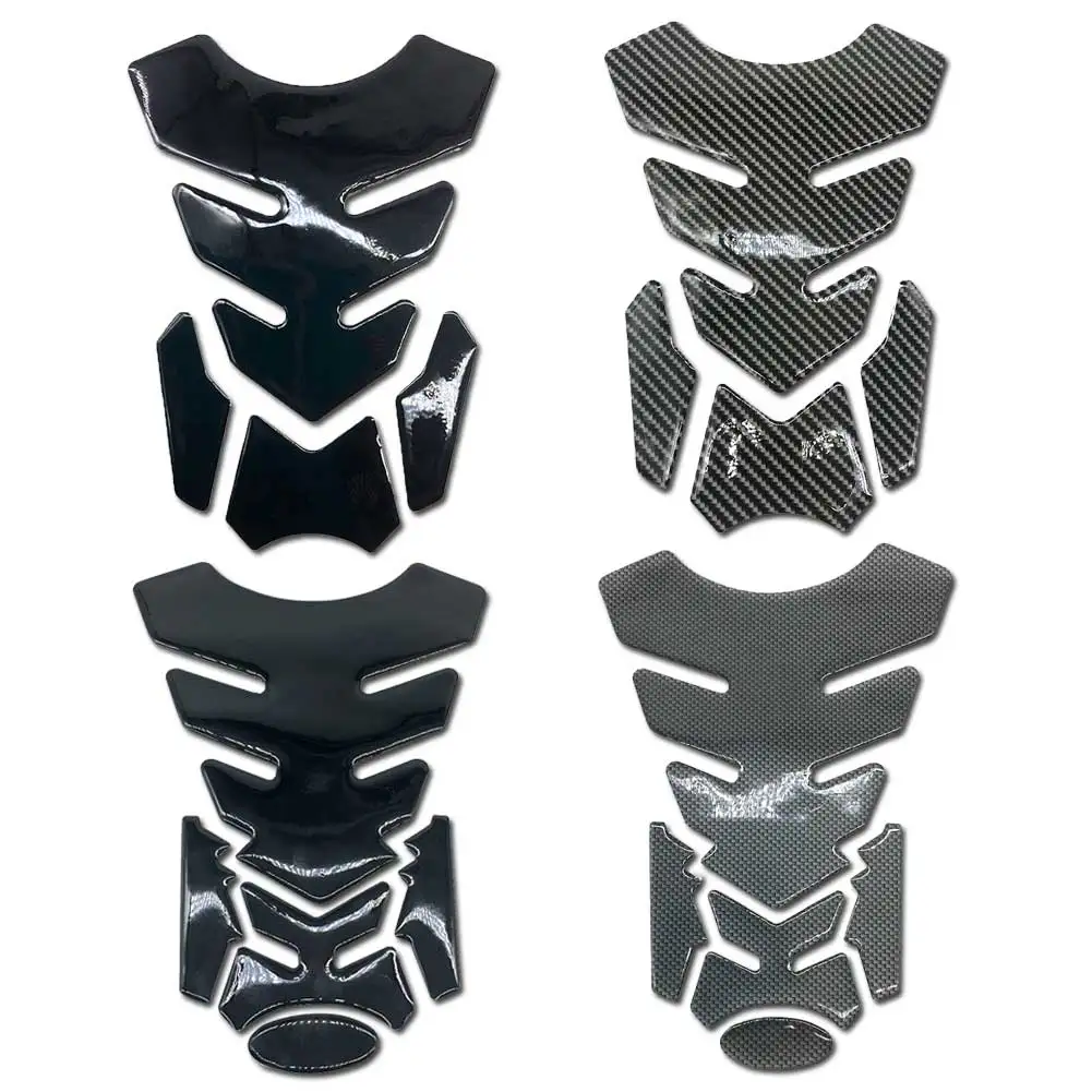 1 PCS Carbon Fiber Tank Pad Tankpad Rubber Protector Sticker For Honda Suzuki Kawasaki Yamaha Fireblade VTX Motorcycle Universal