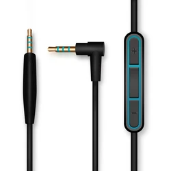 SHELKEE kabel męski do męskiego 2.5mm do 3.5mm jack Audio kabel do Bose ciche komfortowe QC25/QC25i słuchawki z mikrofonem regulacja głośności