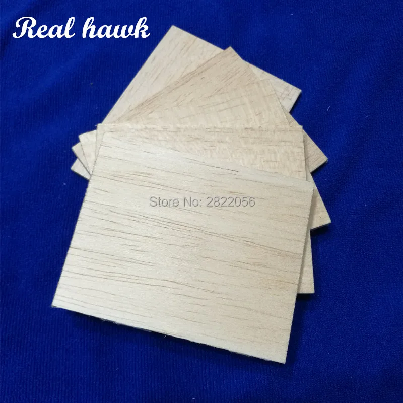 5pcs AAA+ Balsa Wood Sheets 120x100x2mm Model Balsa Wood for DIY RC model wooden plane boat material