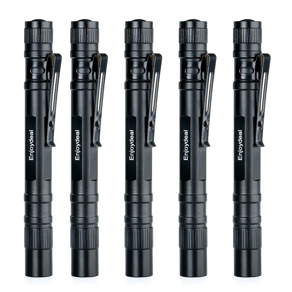 Enjoydeal 1000Lumen LED Stift Taschenlampe Lampe Clip Mini Taschenlampe Taschenlampe Täglichen Wasserdichte Penlight Für Außen Beleuchtung