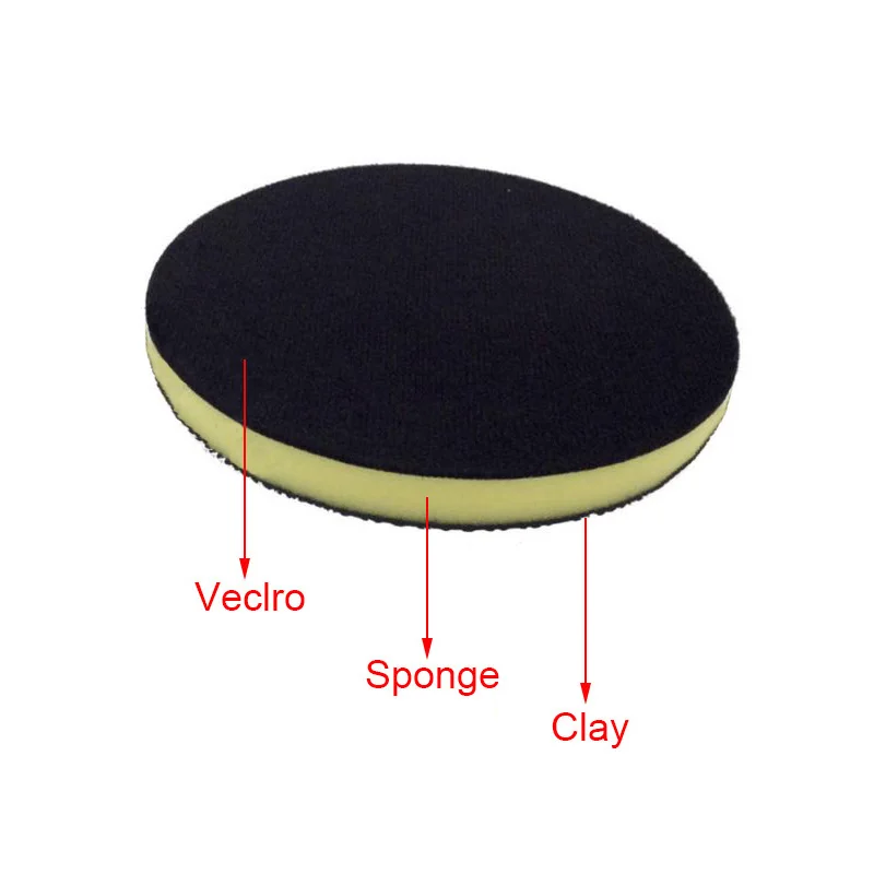 Polishing Pad Magic Clay Bar Heavy Car Wash Sponges Car Cleaning Pad Marflo Paint Care Before Sponge Polishing Wax 6 5 4 3 inch