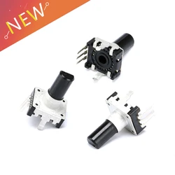 2pcs 360 Degree Rotary Encoder EC12 Potentiometer switch E12 Audio Encoder Coding 3Pin Handle Long 15MM