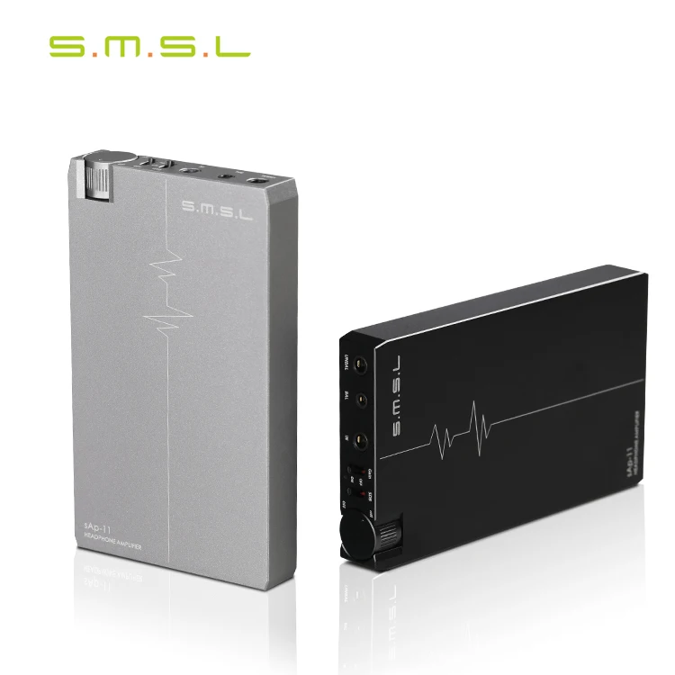 

SMSL SAP-11 Hifi AudioPortable Headphone Amplifier TPA6120A2 Gain switch Built-in High-capacity Battery 2.5mm/3.5mm Output