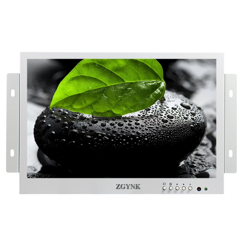 

Zgynk10 inch white embedded cabinet ear instrument monitoring monitor HDMI medical display industrial portable open display