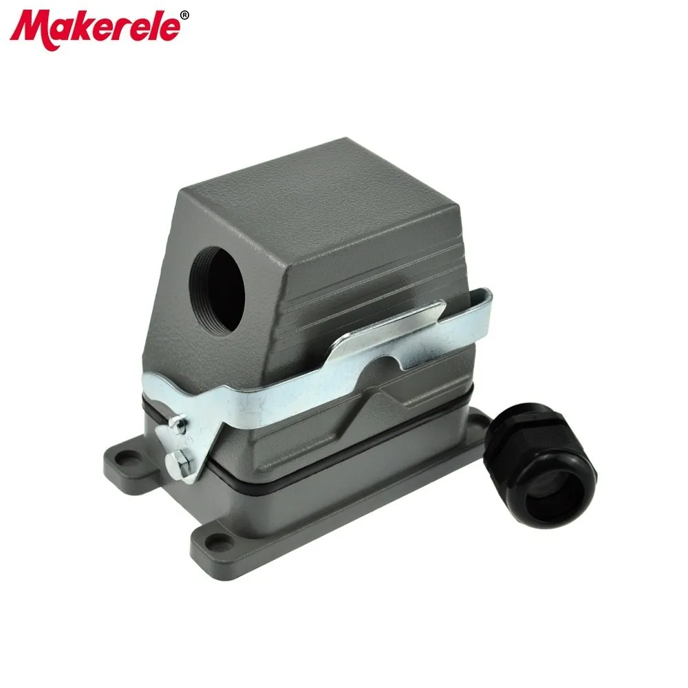 

MK-HE-048-1 48 pins Harting connector Multiple 1-24PIN and 25-48pin Heavy duty connector from maker electric