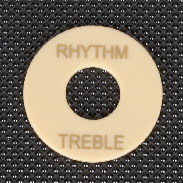 Durable Cream Rhythm Treble Switch Plate Part For Les Paul Guitar ABS Part Rhythm Treble Switch Plate Guitar Cream