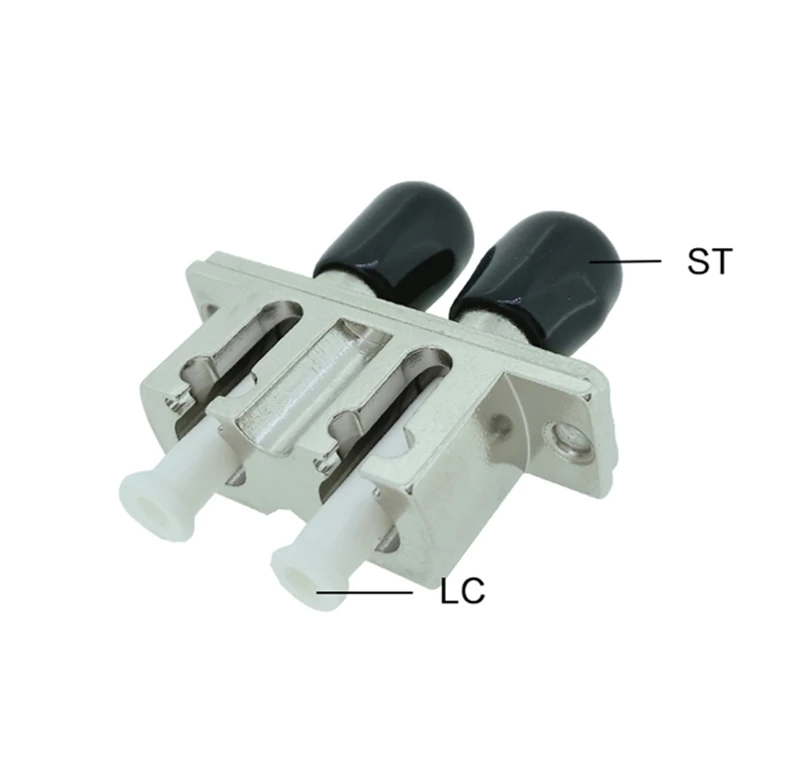 LC-ST duplex adapter hybrid ftth faser optik stecker weiblich zu weiblich apc upc sm mm koppler großhandel elink versand kostenfrei lcst