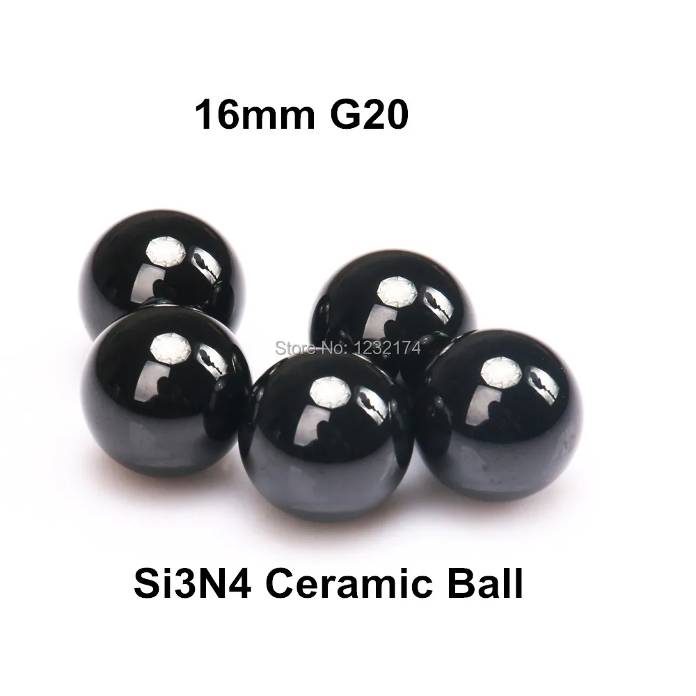 16mm  Silicon Nitride Ceramic Ball  Si3N4 Grade G20  10PCS/Lot  Used in Bearing/Pump/Valve ball  16mm ceramic ball