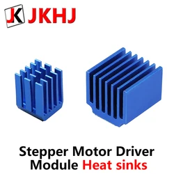 5 sztuk/partia części drukarki 3D radiator A4988 DRV8825 LV8729 TMC2100 TMC2208 moduł sterownika silnika krokowego radiator bloku chłodzenia