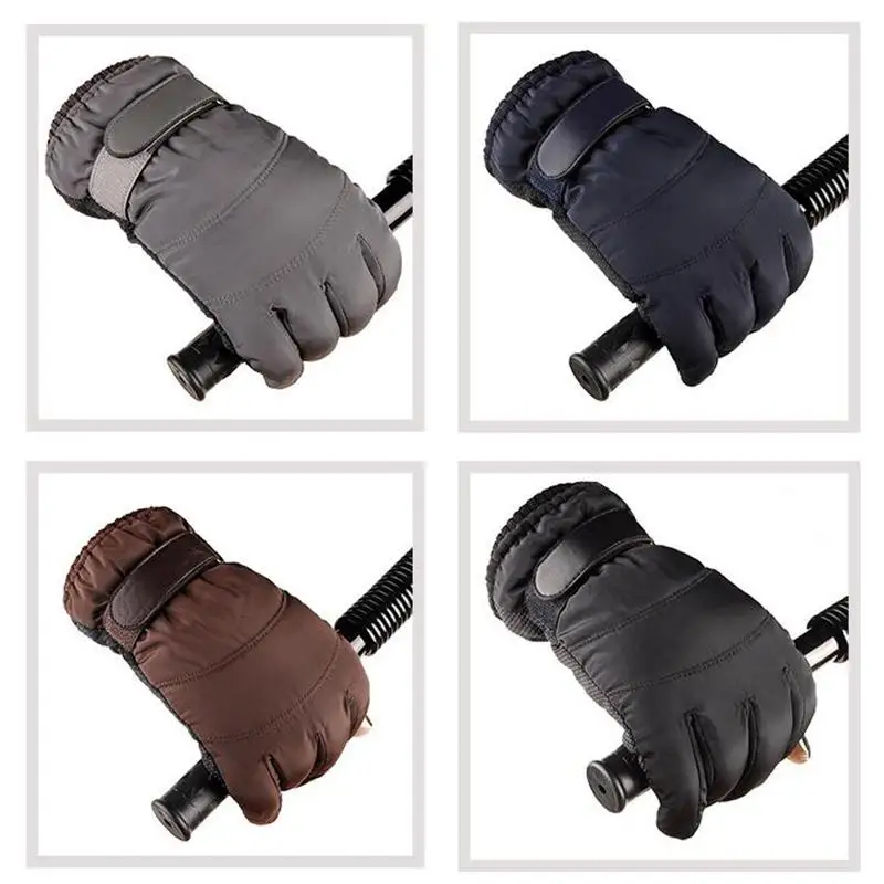 

Warm Winter Skiing Gloves Windproof Touch Screen Outdoor Fleece Waterproof Fitness Sports Motorcycle Riding Cycling Snowboard