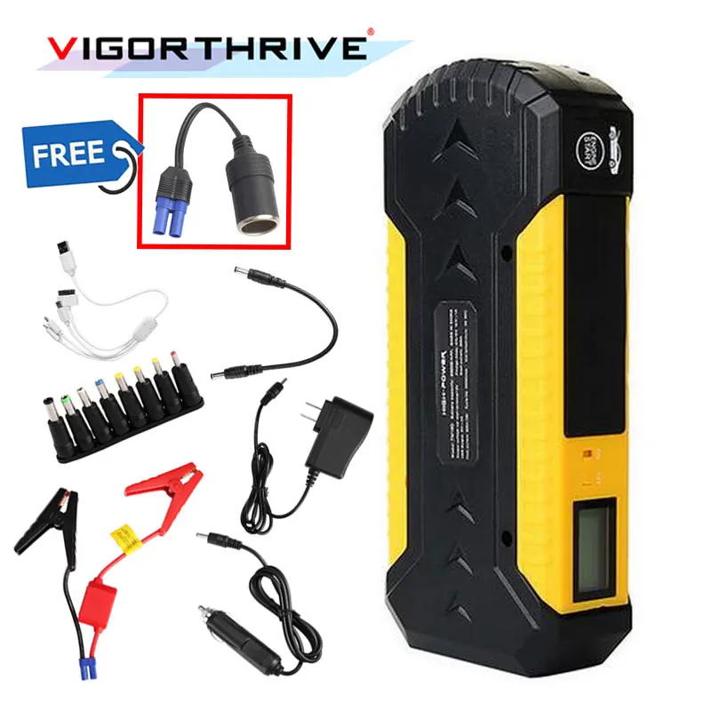 

Car Jump Starter Power Bank 12V 400A Emergency Car Battery Booster Multi-Function LED Light Car Starter Start Hot Sell