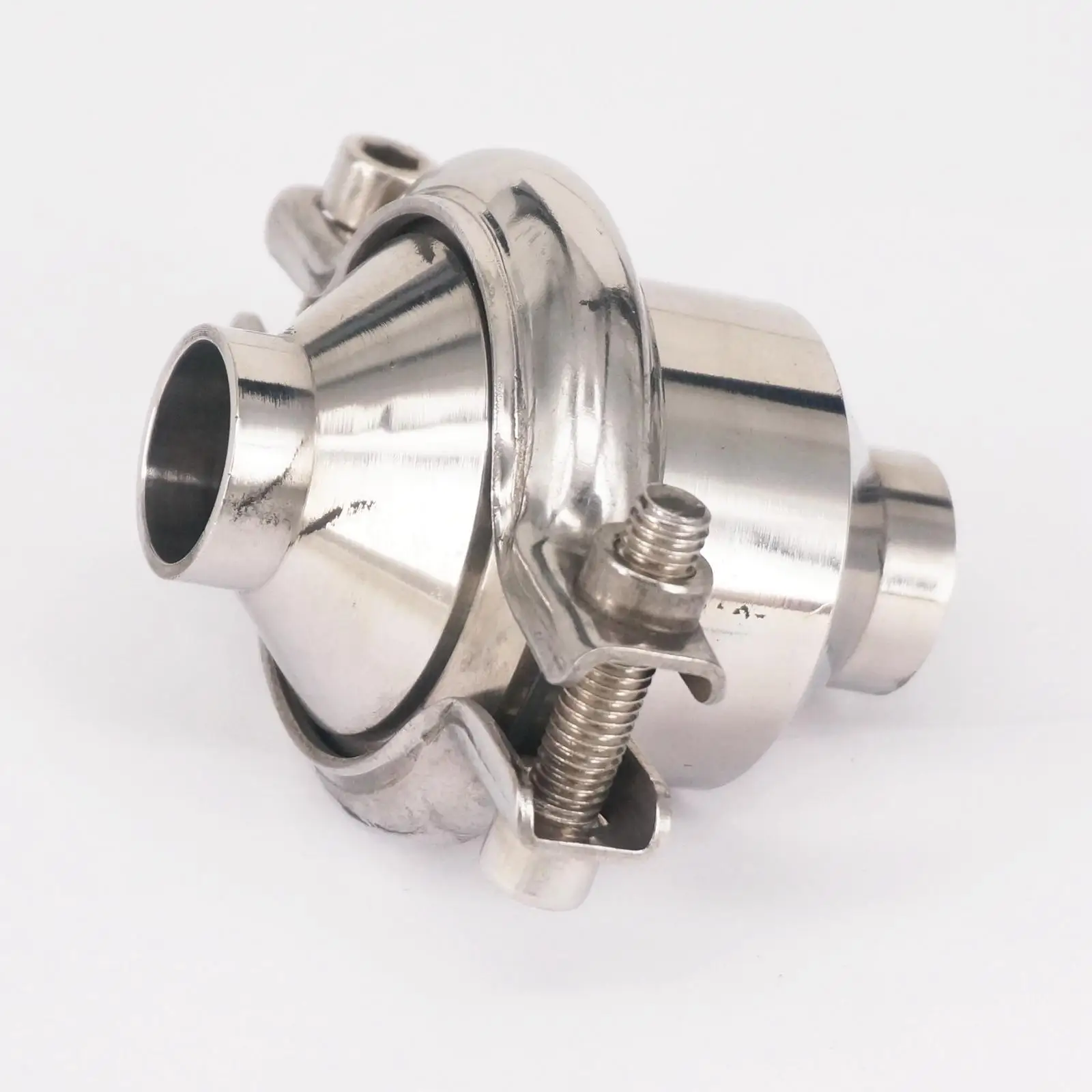 

Welding OD 19mm/25mm/32mm/38mm/45mm/51mm 304 Stainless Steel Sanitary Weld Check Valve Non-Return For Home Brew Beer 229 psi