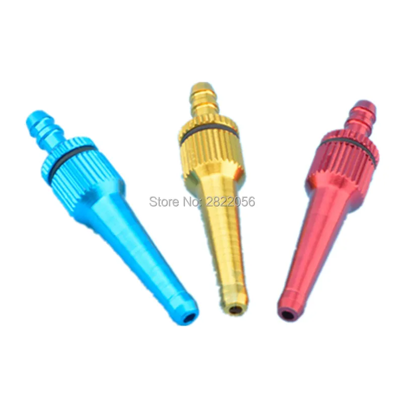 3Color Fuel Pipe Nozzle with Fuel Filter filling nozzle Gasoline glow gas fuel jointer for RC aircraft Boat Car parts