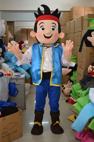 High quality new jack mascot costume, jack mascot neverland pirates strict adult size mascot costume free shipping