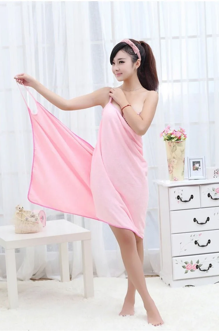 Hirigin 2019 New Women Robes Bath Wearable Towel Dress Girls Women Womens Lady Fast Drying Beach Spa Magical Nightwear Sleeping