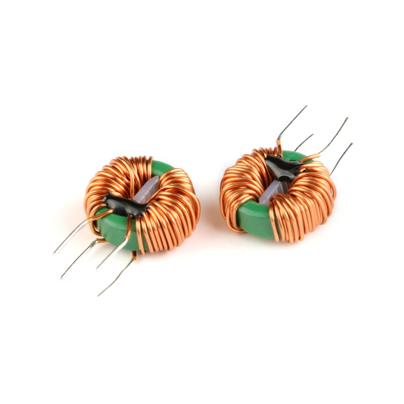 2pcs 10MH 4A Annular Common Mode Filter Inductor 0.6 Wire Choke Ring Inductance 14*9*5mm