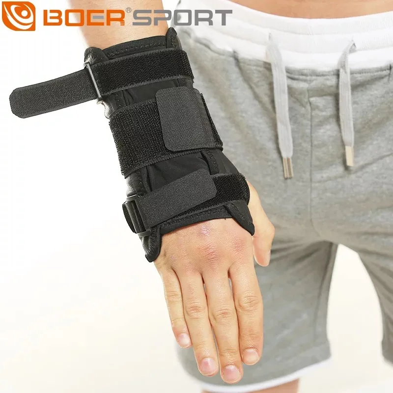 1 Pcs Fitness Dislocation Wrist Movement Sprain Wrist Support Wrist Adjustable Elastic Plate Fixation Fracture  Wrist Brace