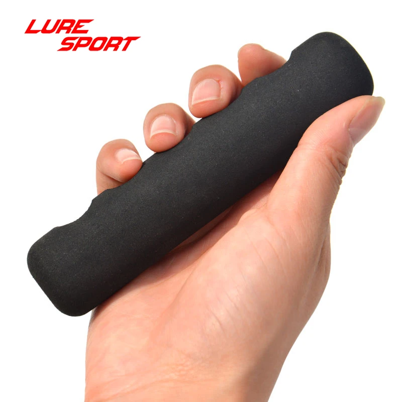 LureSport 2pcs Boat Rod EVA grip with sunken shape 12.5cm hard EVA handle Rod Building Component Rod Repair DIY Accessory