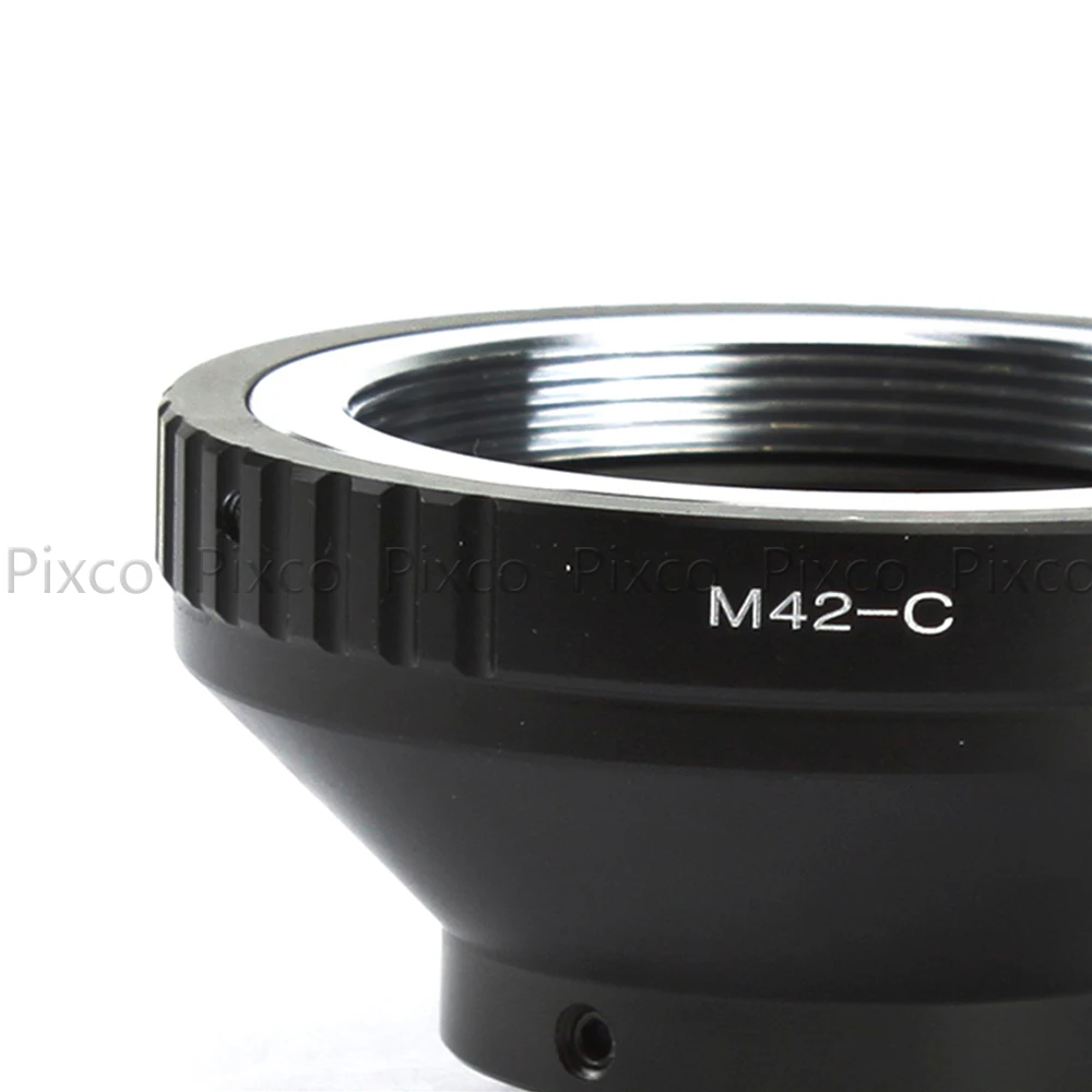 M42-C, Pixco Adattatori per Obiettivi Fotografici Vestito Per M42 Lens C Mount Della Fotocamera