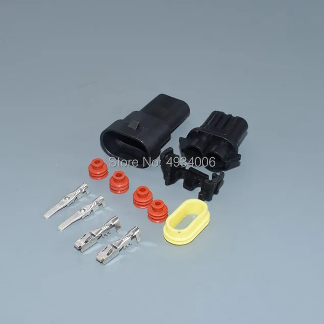 Worldgolden hot sale 2 pin plastic type HB3 bulb connector male female 9005 socket