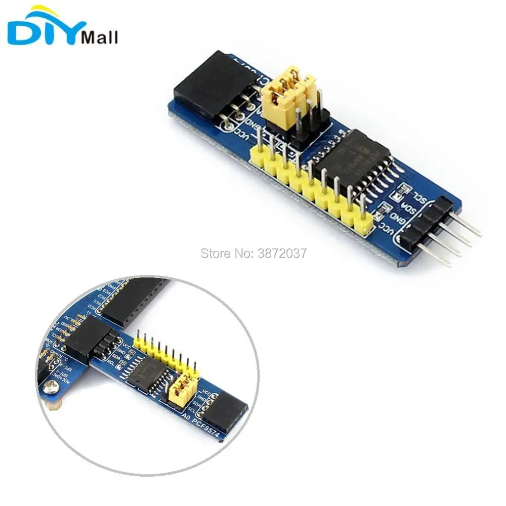 5pcs/lot PCF8574 IO Expansion Board I2C-Bus Evaluation Development Module for Waveshare