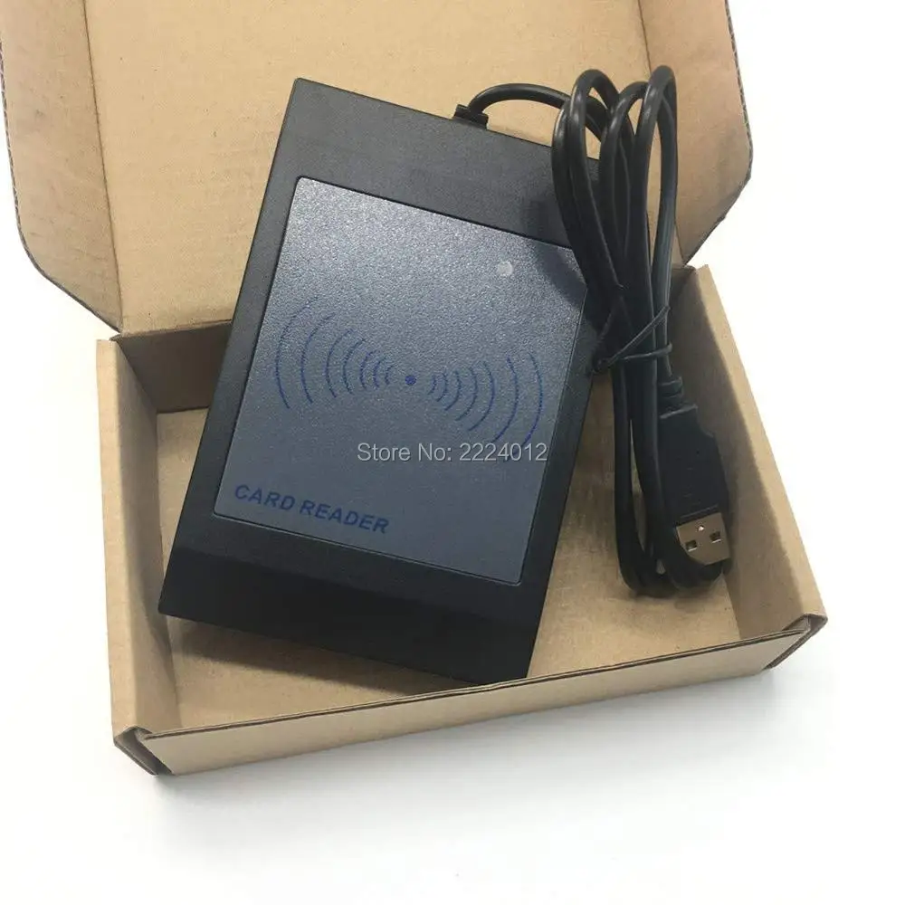 125khz RFID Proximity Card Reader with 8H10D 2H3D4H5D Format Changeable + 5pcs RFID Tags + Free Software