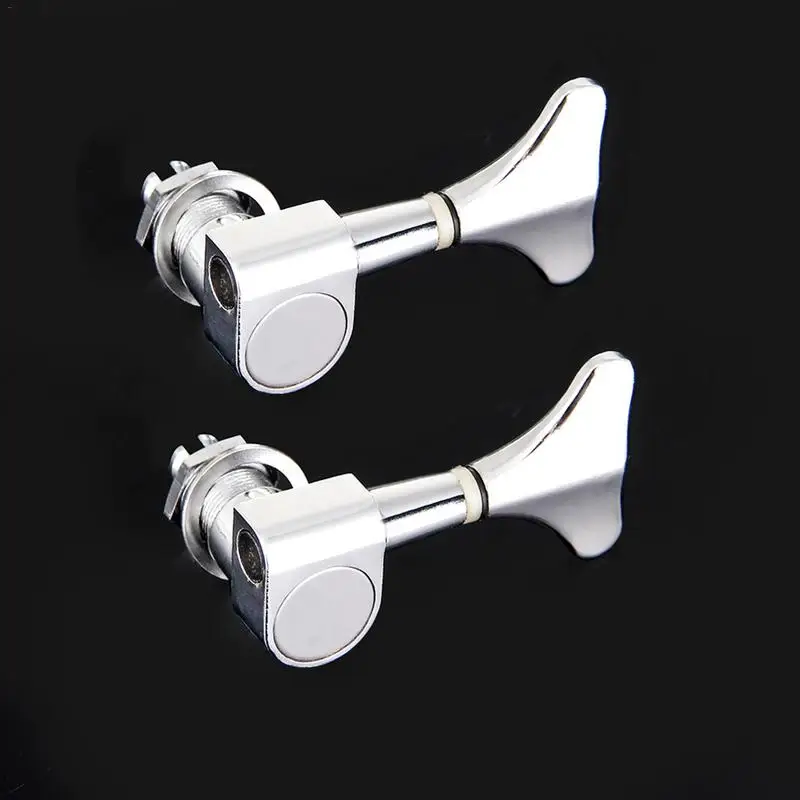 5 String Bass Tuner 2L+3R Chrome Guitar Sealed Tuning Pegs Machine Head Musical Instrument Accessorizes