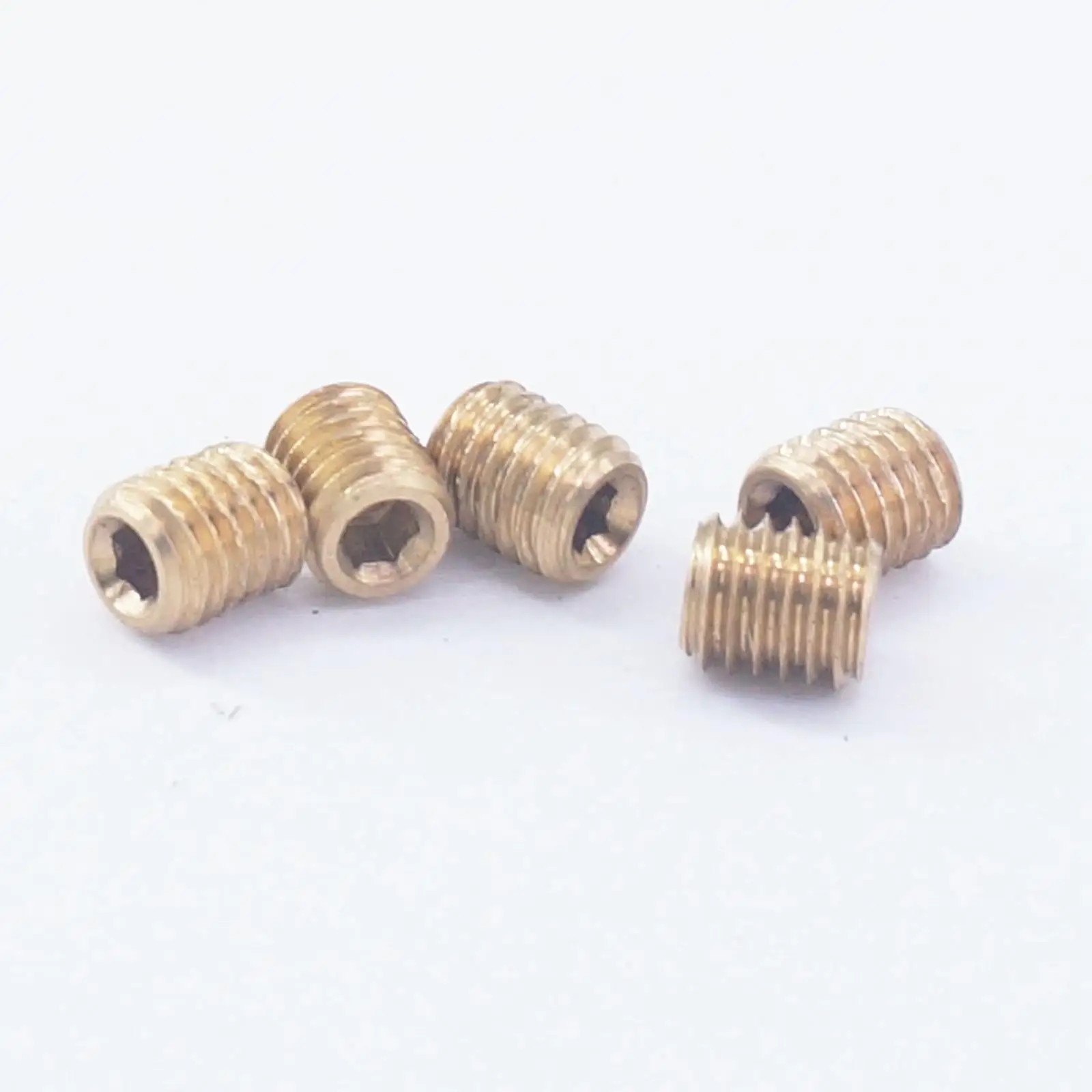 

LOT 5 M5 Male Brass Pipe Countersunk Plug Internal Hex Socket Allen Head Pipe End Cap