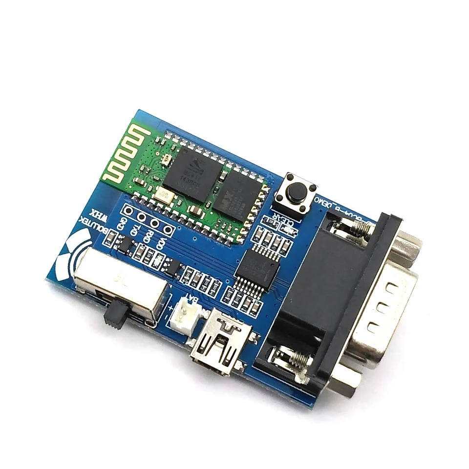 Módulo de puerto serie Bluetooth BC04-B, versión de demostración, comunicación de puerto serie inalámbrico, módulo de transmisión de datos RS232